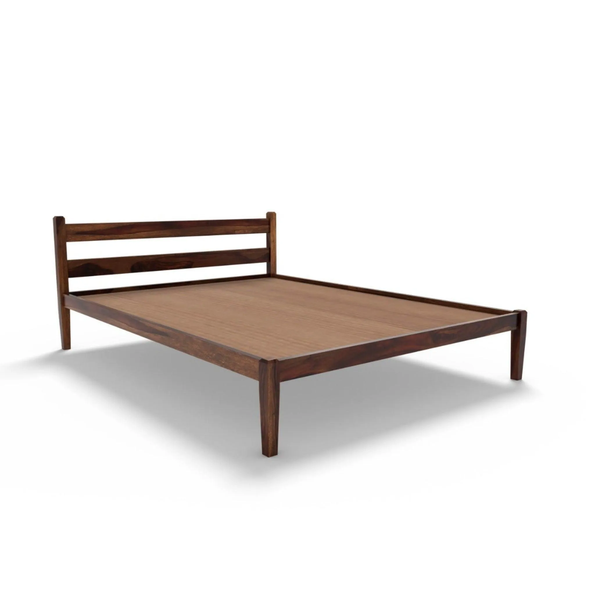 Awana King Size Bed Sheesham Wood (Honey Finish)