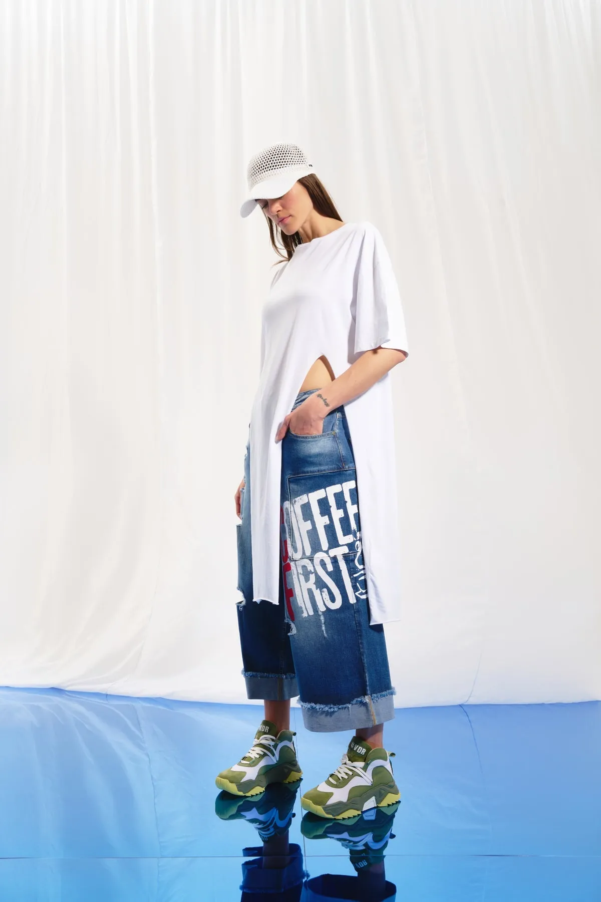 Blue Denim Trousers 17219