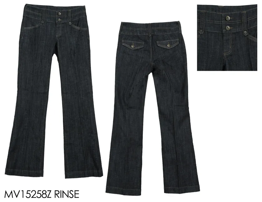 Dark Wash Trousers