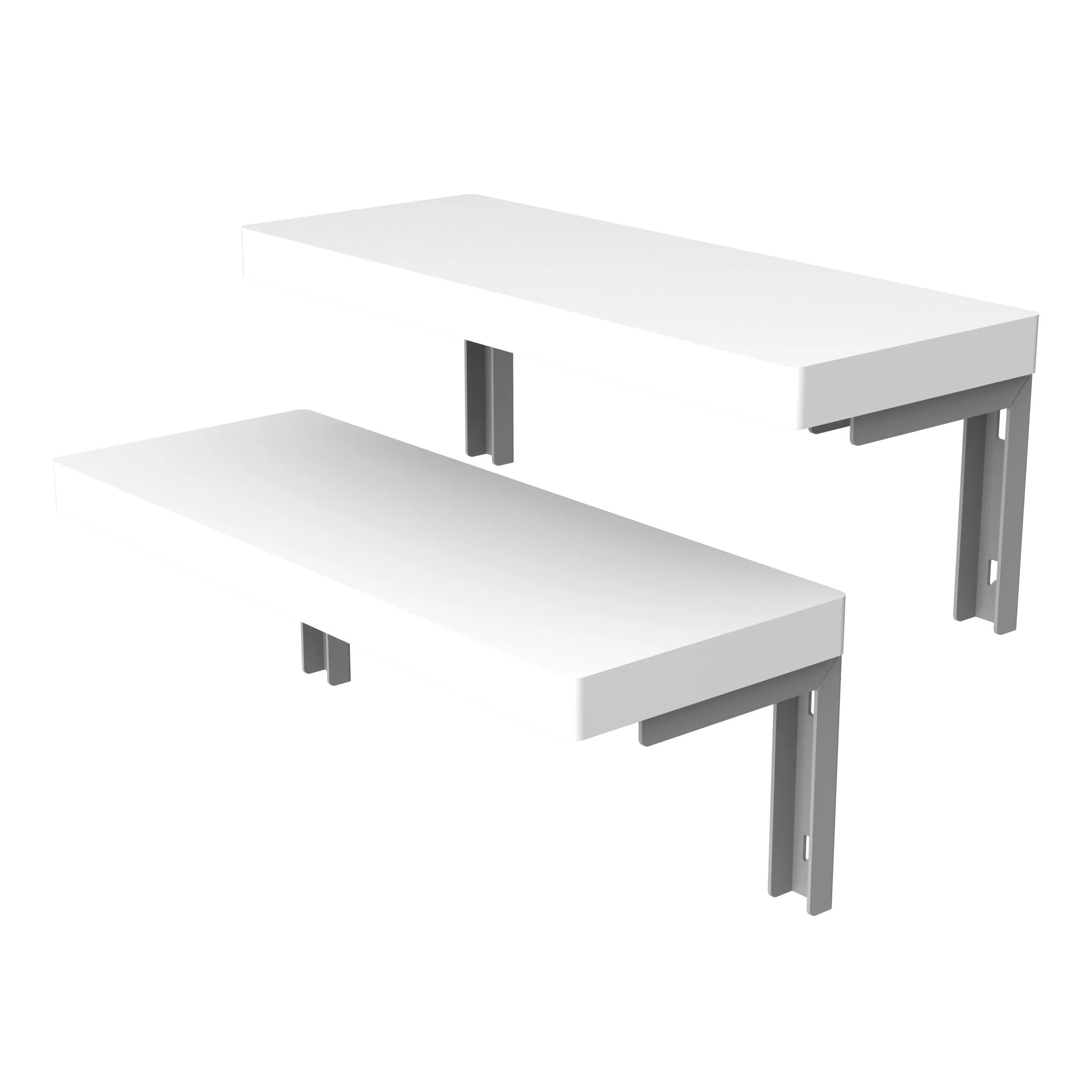 Dezctop D-Board M twin Shelves (white)