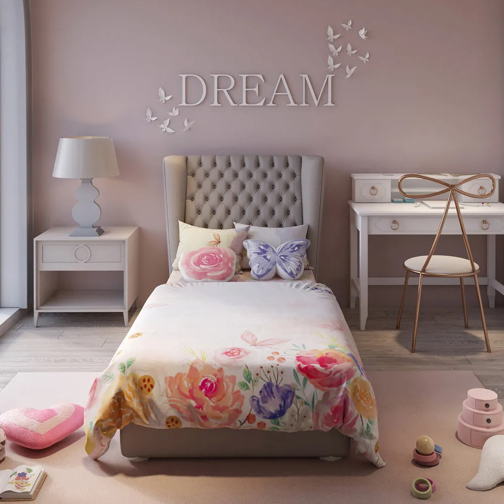 Fancy Fluff Kids Comforter  – Secret Garden- Single/Double