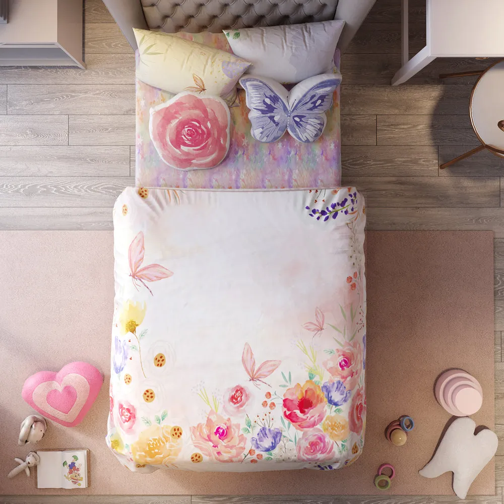 Fancy Fluff Kids Comforter  – Secret Garden- Single/Double