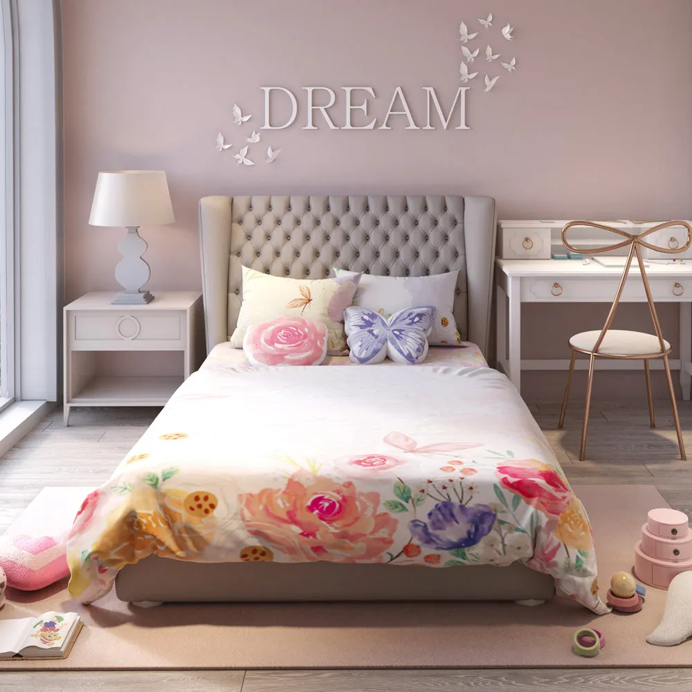 Fancy Fluff Kids Comforter  – Secret Garden- Single/Double