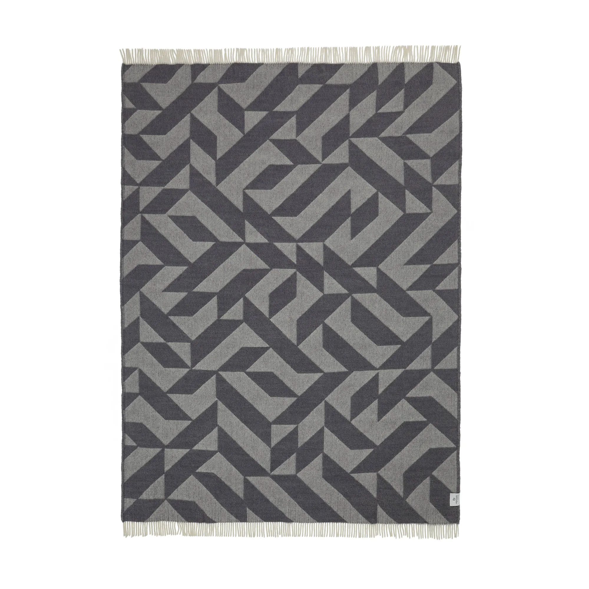 Farum Merino Blanket [Light grey/Grey]