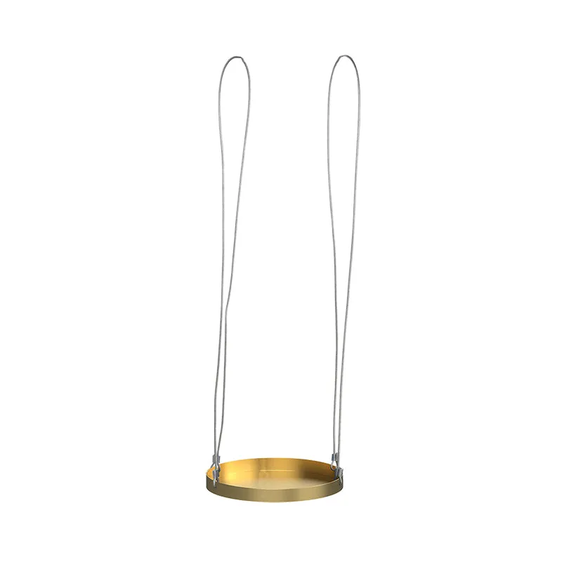Hanging Plant Tray - Gold