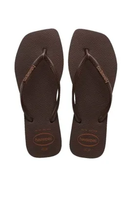 Havaiana Jandal Slim Square Logo Pop-Up 0727 Dark Brown