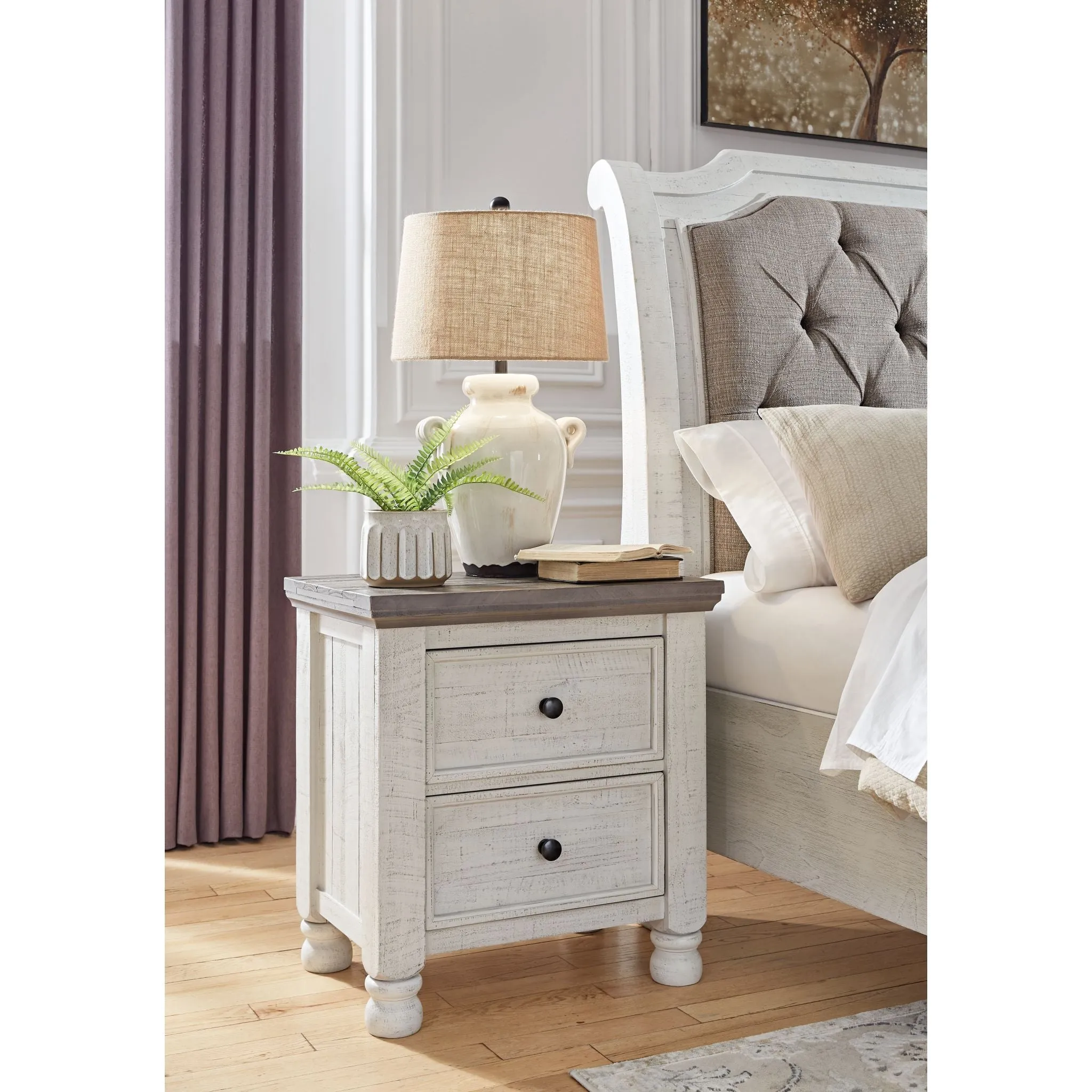 Havalance-Exclusive Two Drawer Nightstand