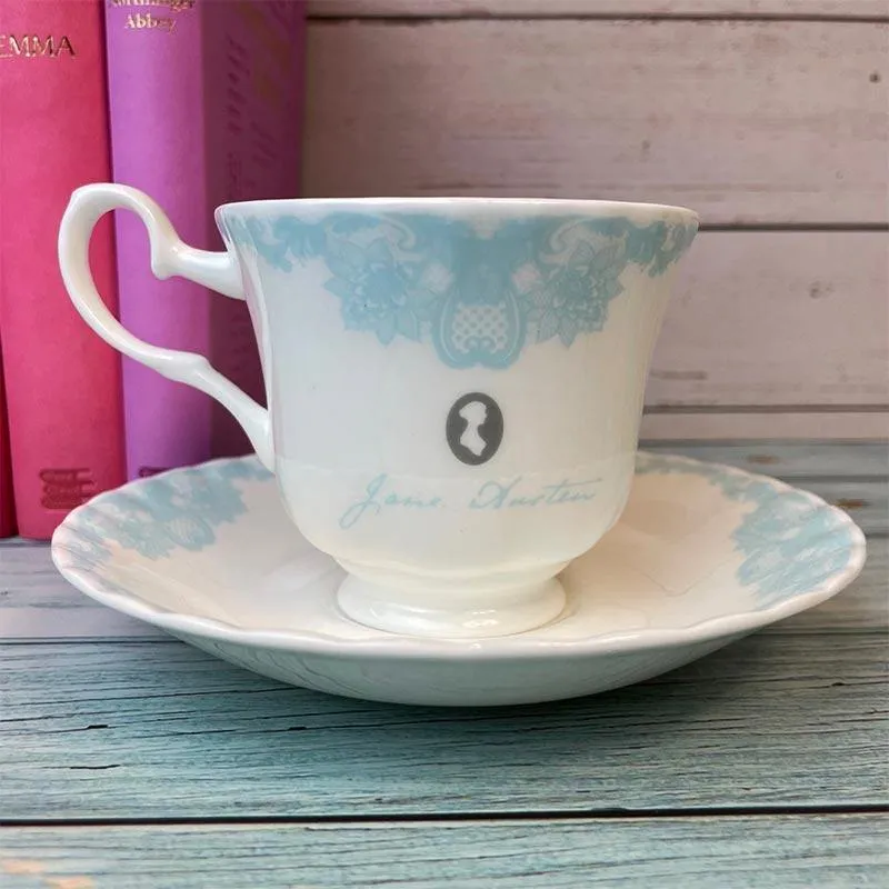 Jane Austen Persuasion Bone China Teacup And Saucer