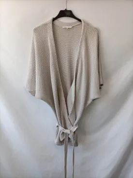 MAJE. Cárdigan gris hilos T.s/m
