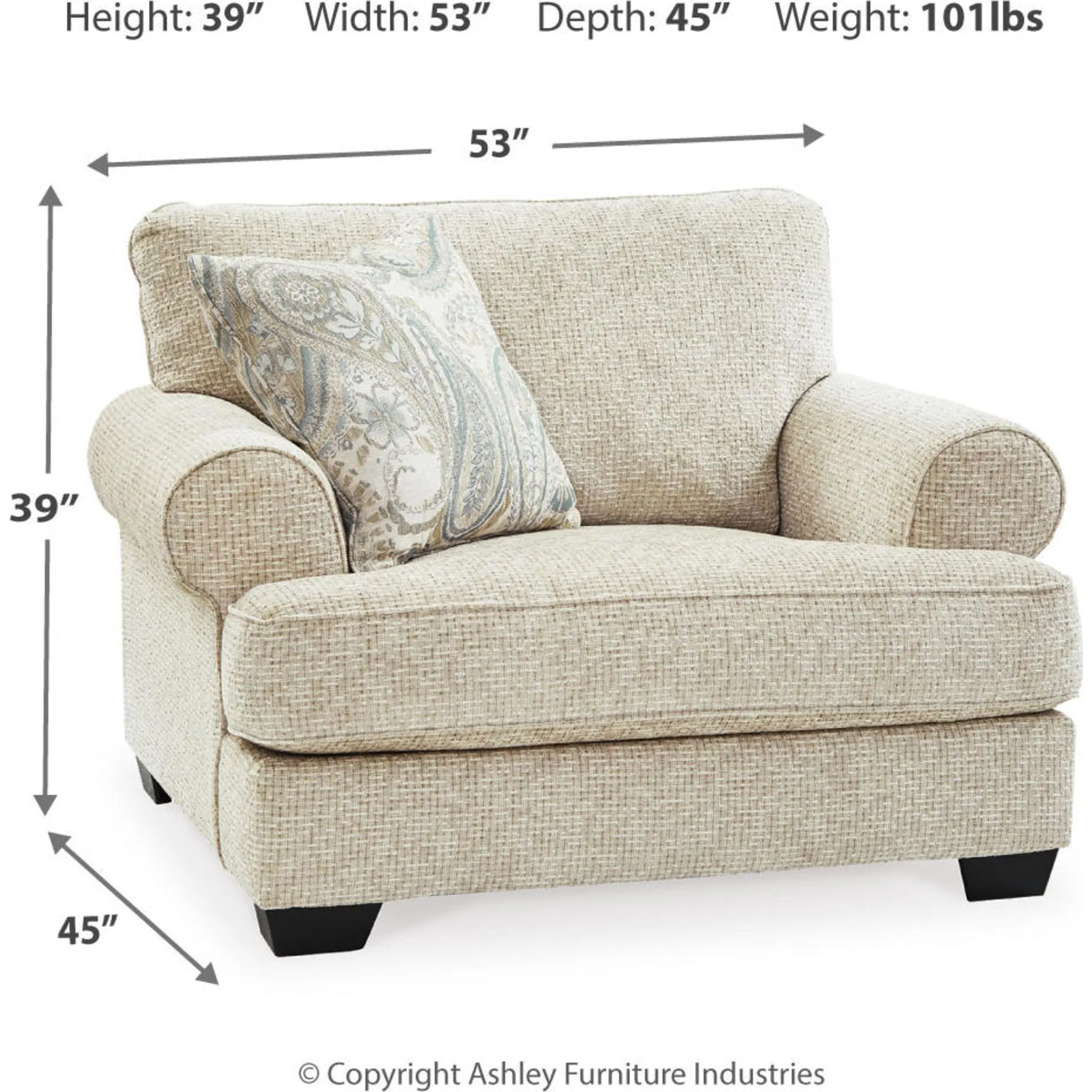 Monaghan-Exclusive Chair & a Half