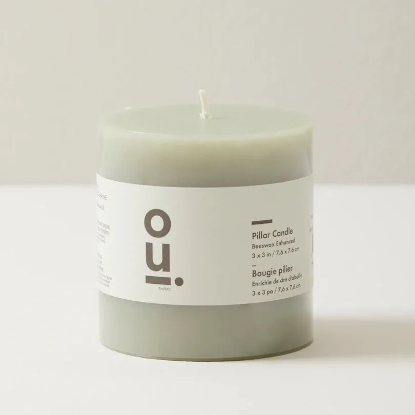 Pillar Candle - 3x3 - SAGE