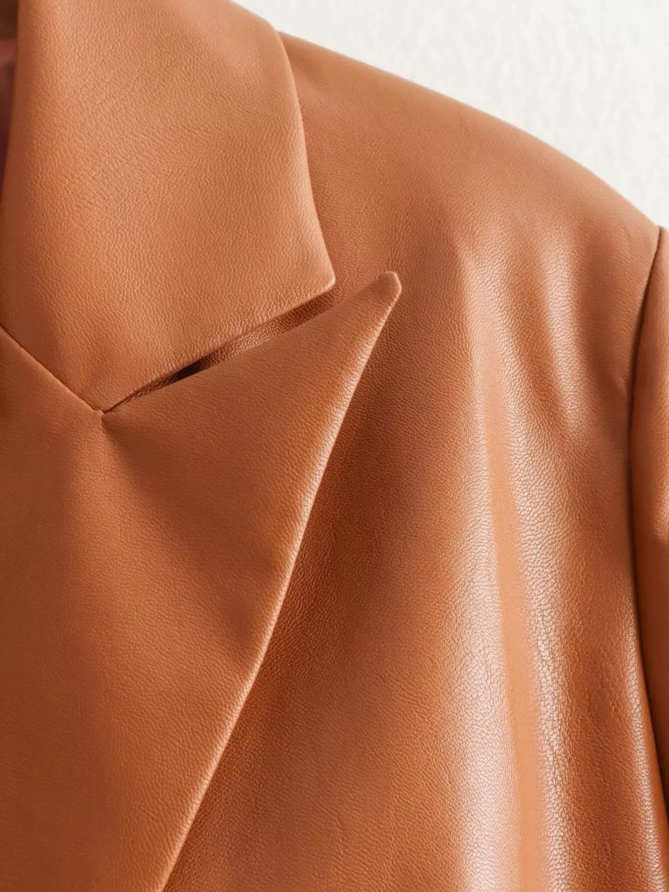 Pre Order:  Emblem Buttons Vegan Leather Jacket