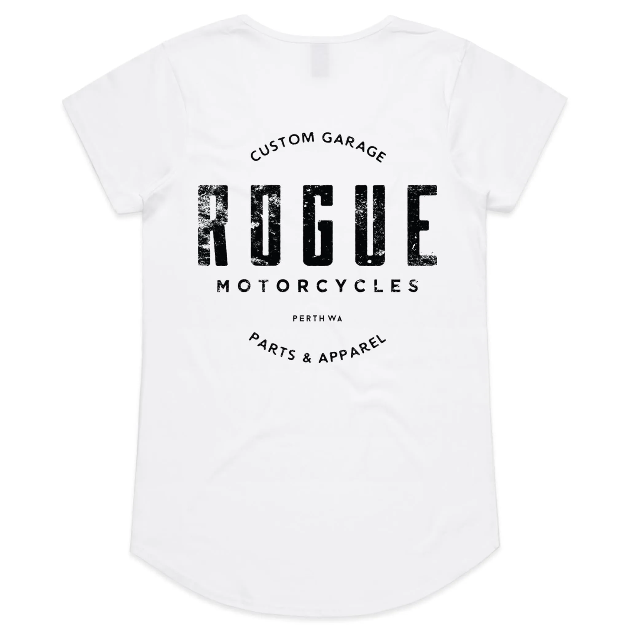 Rogue Womens Scoop Tee | White