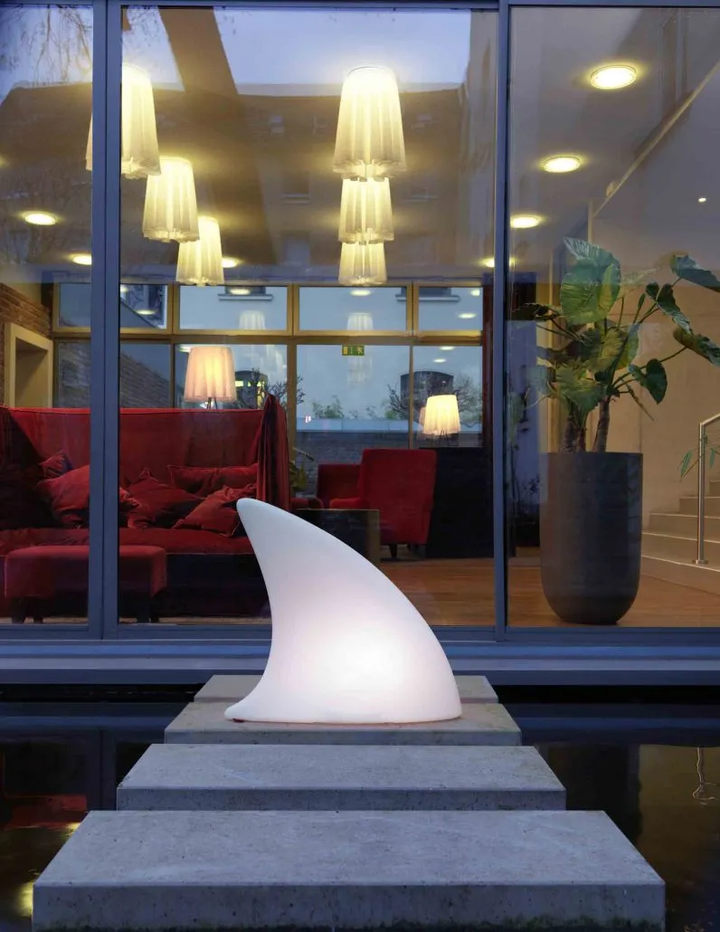 Shark Fin Light: Indoor & Outdoor