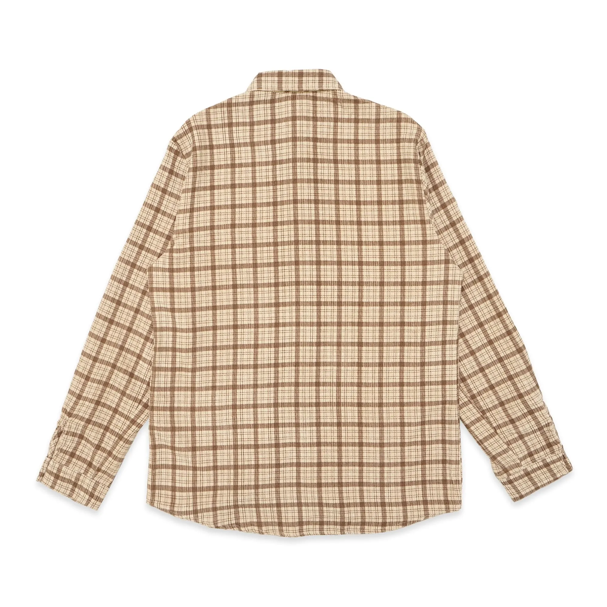 SHN Plaid Corduroy Long Sleeve Shirt