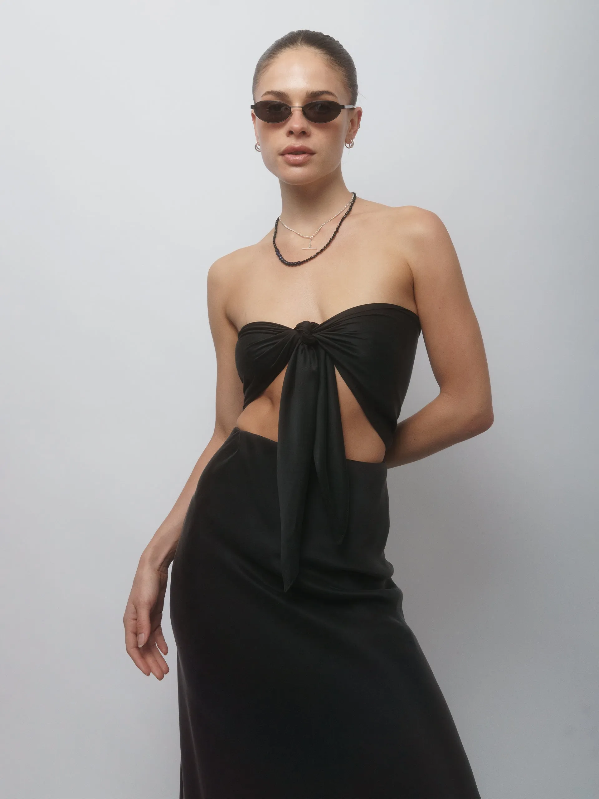 The Lair Apparel Greta Scarf Black