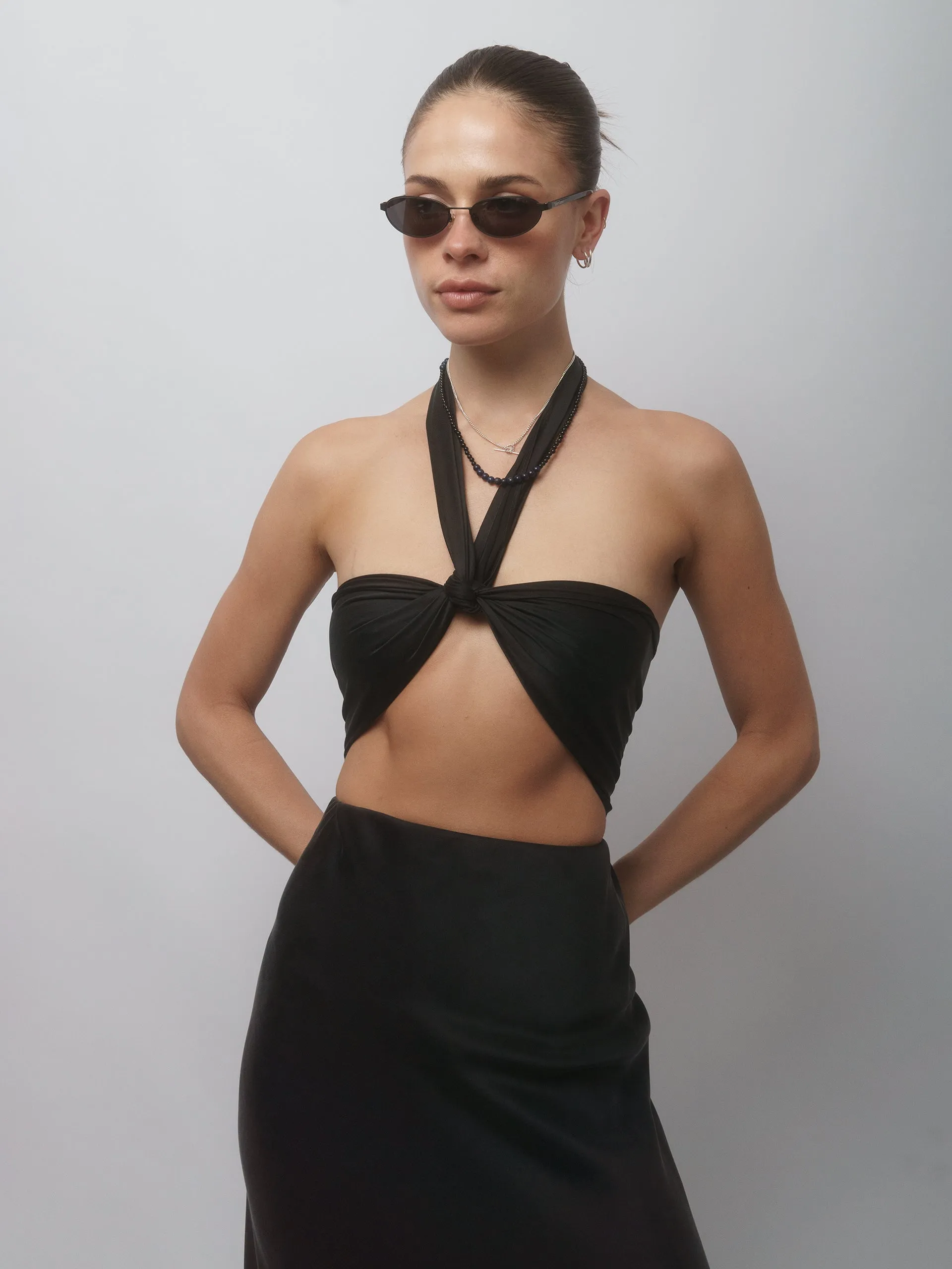 The Lair Apparel Greta Scarf Black