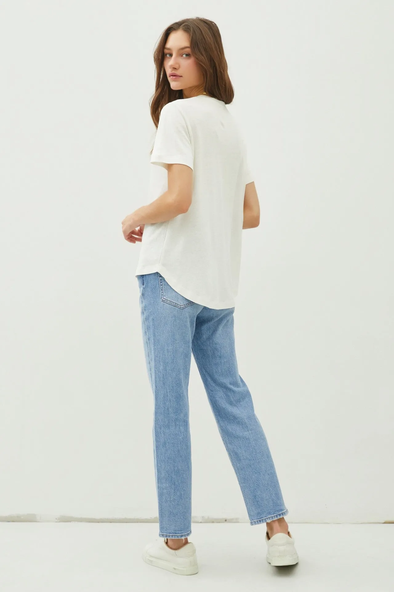 Ultra Soft V Neck Tee